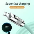 thumbnail image 4 of Lomubue Charging Cable 120W High Speed Wide Compatibility Safety Flexible Fast Charging Tangle Free Micro USB Quick Charge Cable for Android, 4 of 10