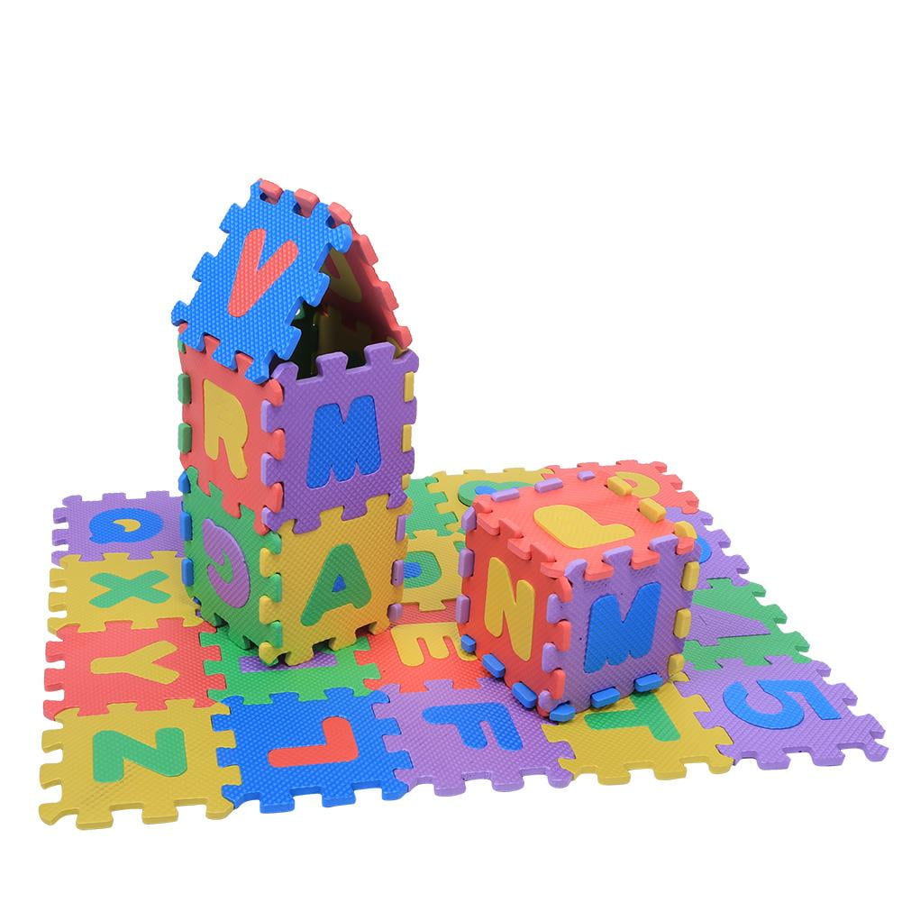 36Pcs EVA Foam Numbers Alphabet Kids Baby Floor Play Mats Pads Puzzle Nursery d 
