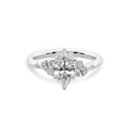 thumbnail image 4 of IGI Certified 2 Carat Marquise Shape Lab Grown Diamond Engagement Ring | 14K White Gold | Emmeline Crisscross Side Stone Diamond Ring | FG-VS1-VS2 Quality Friendly Diamonds, 4 of 6