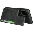 thumbnail image 5 of Galaxy S20 Plus Luxury PU Leather Case,Credit Card Holder,Cash Slots,Stand Function Soft TPU Back Wallet Case Flip Wrist Strap Multi-Function Durable Case for Samsung Galaxy S20 Plus 6.7",Black, 5 of 14
