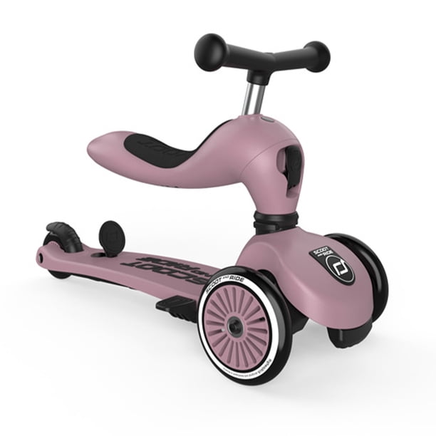 Scoot & Ride 2-in-1 Kid Scooter Push Bar Highwaykick 1 Push & Go