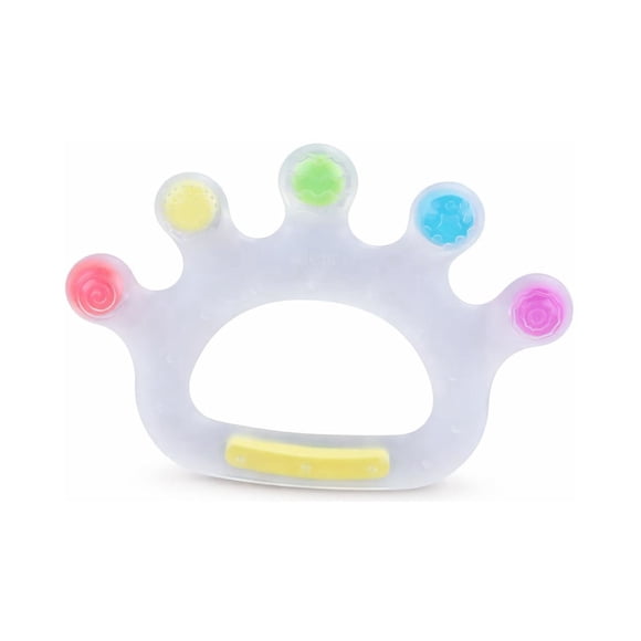 Mordedor para bebé GILIGUMS Candy Crown de silicona refrigerante