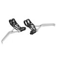 thumbnail image 4 of Ymiko Bike Brake Lever, Black Silver/Black Red/All Black Aluminium Alloy Brake Lever, Mountain Bike Brake Handlebar For Cycling Riding Most Bike Models, 4 of 8