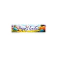 thumbnail image 1 of zhangmingg Easter Decorative Banner Heartfelt Happy Celebration Party Sign for Home 200x45cm, 1 of 7