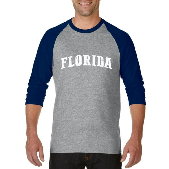 Artix - Mens Raglan Sleeve Baseball T-Shirts - Florida