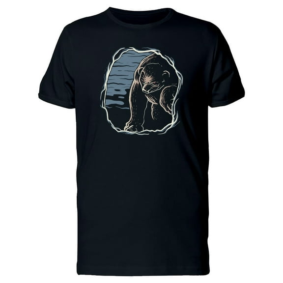 Bear Inside Cave Design Tee Men's -Image by Shutterstock
