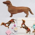thumbnail image 2 of Wooden Dog Food Tray, Weiner Dog Shape, Multipurpose Cutting Board,Serve Tray, for Parties & Daily Use, 2 of 6