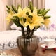 thumbnail image 2 of Gwong Decoración hogareña 3 cabezas Artificial Falso Lily Flowers Bouquet Home Garden Fiesta Decoraciones de Boda Gwong 8107328, 2 of 5