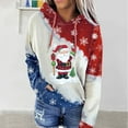 thumbnail image 3 of KZKR Plus Size Sweatshirt Hooded for Women Drop Shoulder Long Sleeve Christmas Pullover Lightweight Shirt, 3 of 3
