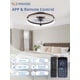 thumbnail image 5 of Ventilador de Techo ZMISHIBO 20" Luz LED 6 Velocidades Control Remoto 120V, 5 of 7