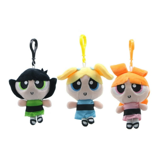Peluche Powerpuff Girls Blossoms, 8 cm, 3 unidades