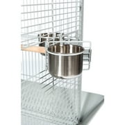 Prevue Pet Products Select Wrought Iron Parrot Bird Cage 24x20x60, Pewter