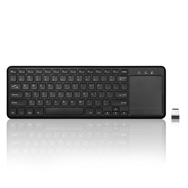 Teclado inalámbrico Perixx PERIBOARD-716 con panel táctil negro