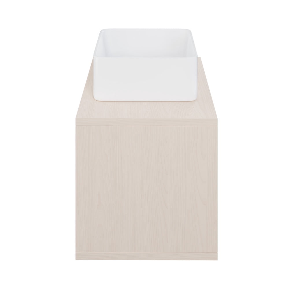 Swiss Madison SM-BV155WK Concorde 24" Square Ceramic Console Bathroom Sink - MultiColor
