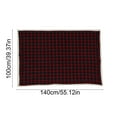 thumbnail image 3 of Leodye 1PCS Christmas Plaid Throw Blanket for Couch Bed, Decorative Red Green Blanket Throw, Buffalo Checkered Plaid Blankets for Home Christmas Decor-39.37×55.12in, 3 of 6