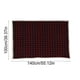 thumbnail image 3 of Manta de cuadros navideños | Vellón suave de doble cara y piel de cordero | Rojo Verde Acogedor Cálido 39x55in | Decoración de sofá cama ligera para casas vacacionales de poliéster | Invierno, 3 of 6