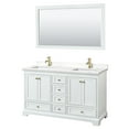 thumbnail image 4 of Wyndham Collection Wcs202060d-Qtz-Unsm58 Deborah 60" Free Standing Double Basin Vanity Set, 4 of 7