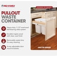 thumbnail image 2 of Rev-A-Shelf Top Mount Double Pullout Under Cabinet Trash Can, 35 Qt, 4WCTM-21DM2, 2 of 12