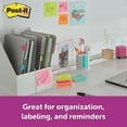 thumbnail image 2 of Post-it® Super Sticky Notes 3321-SSMIA-C, Miami Collection, 3 in x 3 in (76 mm x 76 mm), 2 of 5