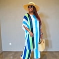 thumbnail image 2 of Women's Plus Size Chiffon Striped Pants Set, 2 of 3