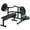 Putter Black, variant on COZONY Chest Press Machine with Adjustable Flat Bench, Independent Converging Arms & Heavy-Duty Steel Home Gym Rack,Black