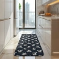 thumbnail image 4 of Blue Cartoon Unicorn Flower Pattern Kitchen Rug Mat,Kitchen Runner Rugs Non Skid Washable,Decorative Kitchen Floor Mats for Kitchen,Sink,Laundry,17"x47.2", 4 of 7