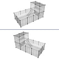 thumbnail image 6 of ModFusion 55" Indoor Small Animal Cage with 30 DIY Panels, Waterproof Liner & Partition for Guinea Pigs, Hamsters, 6 of 7