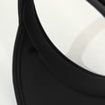 thumbnail image 4 of HJYCHN Mens Womens Twill Clip On Sports Visor Sun Hat Adjustable Outdoor Tennis Beach Cap Black One Size, 4 of 6