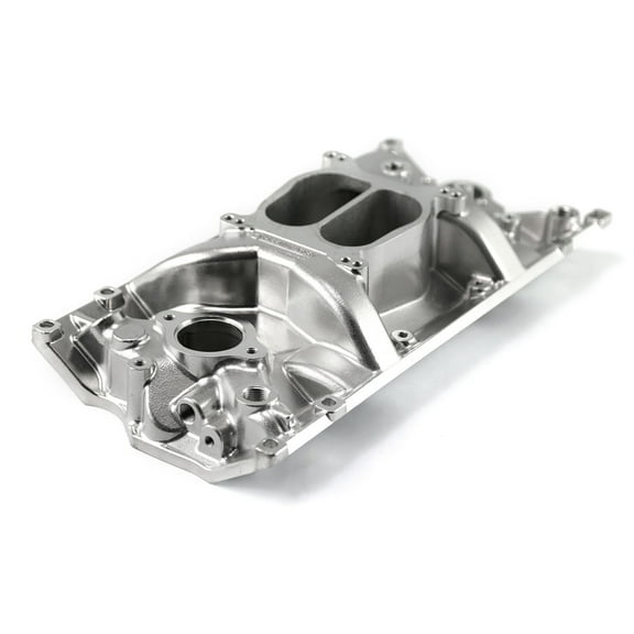 Speedmaster 1-147-005 Compatible with Chevy SBC 350 Vortec LowRise Aluminum Intake Manifold [Polished]