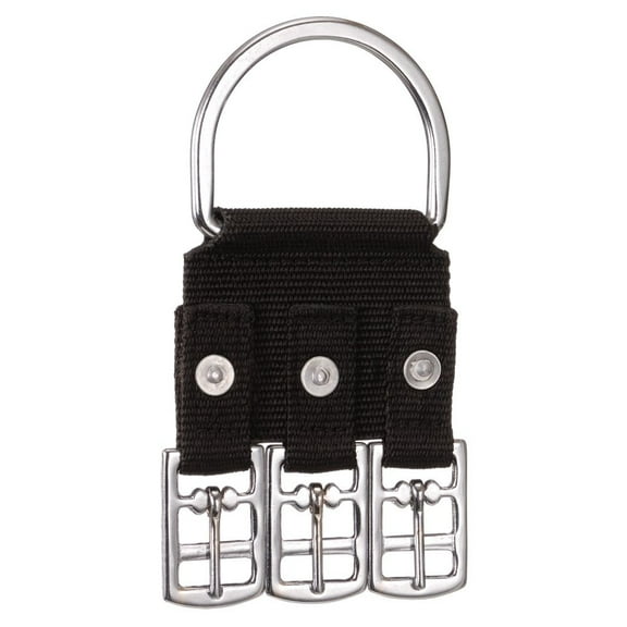 Tough-1 Black Nylon Three Buckle Western Cinch Girth Converter Tack Horse
