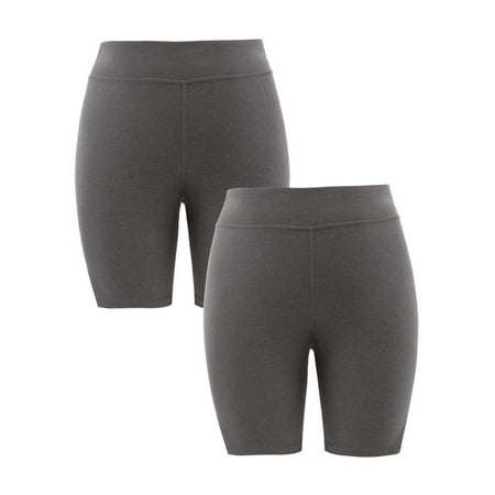 Athletic Works Women's and Women's Plus Core Active Dri-Works Bike Shorts, 1 and 2-Pack, Sizes S-4X