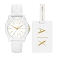 thumbnail image 1 of Reloj A|X Armani Exchange AX7126 para mujer, silicona blanca, 1 of 5