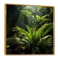 thumbnail image 2 of Designart "Delightful Jungle Ferns" Plants Floater Framed Canvas Prints, 2 of 5
