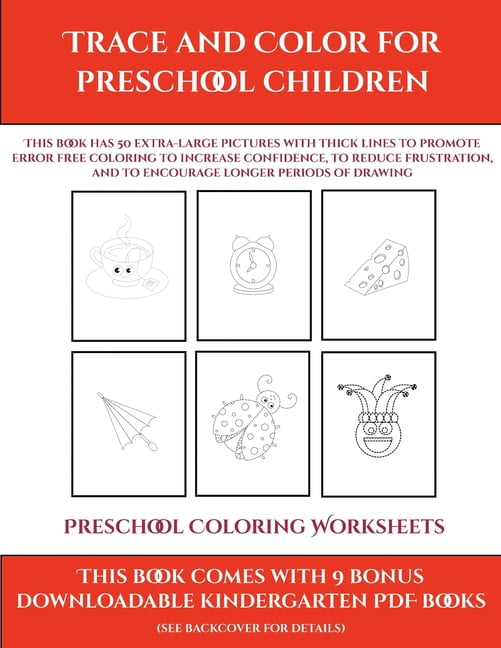 Preschool Coloring Worksheets: Preschool Coloring Worksheets (Trace and ...