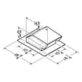 thumbnail image 3 of Steel Roof Cap, 3-1/4x10" or up to 8" Round Duct, 3 of 3