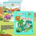 thumbnail image 4 of Maze Puzzle, Plastic Green Dinosaur Pattern Cartoon Maze Puzzle  for Baby Gift, 4 of 8