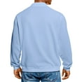 thumbnail image 4 of Havenx Mens Knit Polo Shirts V Neck Classic Knitted Polo Sweater Long Sleeve Golf Shirts 2025 Trendy Lightweight Pullover Fall Sweaters,Sky Blue 2XL, 4 of 8
