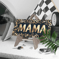 thumbnail image 3 of 1 Pcs 2D Flat License Plate Covers & Frames, MAMA on Leopard For Decorative Front, Waterproof For Decoration Aluminum License Plate Covers & Frames Cover For Men Women, 12" X 6", 3 of 6