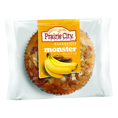 PRAIRIE CITY BAKERY - MUFFIN BANANA NUT 4OZ - (Best Store Bought Muffins)