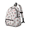 thumbnail image 2 of Cow and Face White Pattern Cute School Backpack with Padded Back and Adjustable Shoulder Straps 13.4"x11"x4.7", 2 of 4