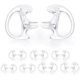 thumbnail image 1 of Radio Replacement Earmold Earpiece, Soft Silicone Earmould Earbud Earplug - Clear [8-Pair], 1 of 5