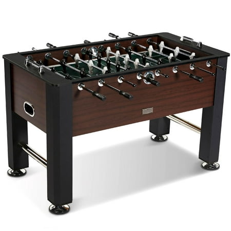 Barrington 56 Inch Premium Furniture Foosball Table, Soccer Table, Sturdy Leg Construction, includes 2 balls, (Best Foosball Table Under 500)