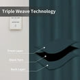 thumbnail image 2 of Easy-Going Thermal Insulated Blackout Curtains for Bedroom, Set of 2 Panels, Bluestone, 42 x 63 inch, 2 of 7
