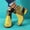 Yellow, variant on YOUSNH Boots Boots Short Zipper Fashion Roman Ethnic Heel Women's Side Women's Boots Women's Boots Yellow 8