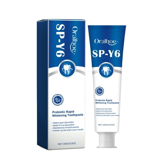 FcBaudy Toothpaste, Whitening Toothpaste, Toothpaste SP-Y6 Mouth Plaster Sp-Y6 Toothpaste Teeth Whitening 120g a toothpaste