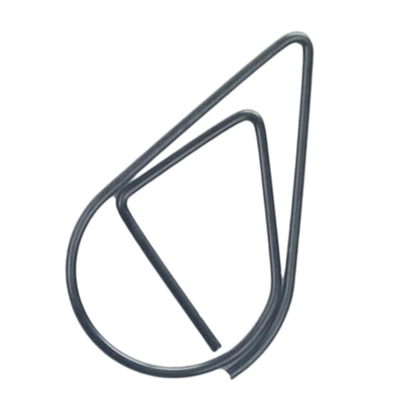 Giaone 100 Pcs Decorative Paper Clips Creative Bookmarks Water Drop Shape Paper Clip
