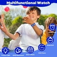 thumbnail image 2 of Kids Watch Multifunctional Digital Sports Watch with 7-Color backlight, Stopwatch,Alarm,Date,Week,Silicone Strap Waterproof Watches Gift for Kids, 2 of 7