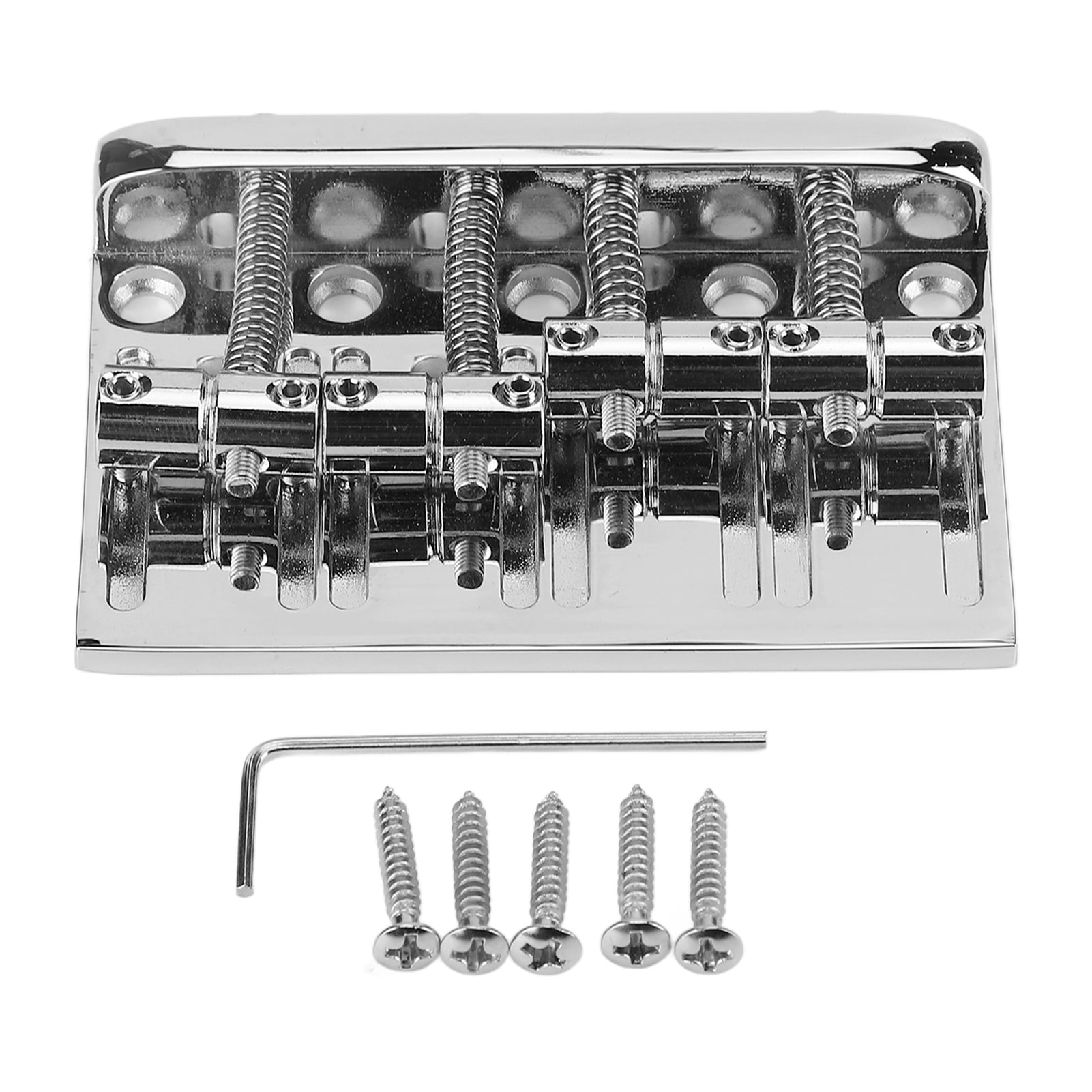Domqga Bass Bridge Assembly,4 String Electric Bass Bridge,4 String Bass