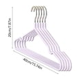 thumbnail image 2 of Heavy Duty Clothes Hanger Set, Non Slip Hangers with Steel Core for Shirts, Coats, Jackets, Trousers and Dresses, Space Saving Wardrobe Organization and Storage, 5 Pack, 2 of 5