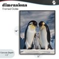 thumbnail image 4 of Stupell Industries Contemporary Penguins In The Wild Black Framed Giclee Art, 11 x 14, by Scott Stulberg, 4 of 8